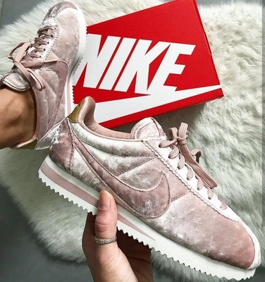 正品預購-Nike Cortez 粉紅絨布阿甘鞋