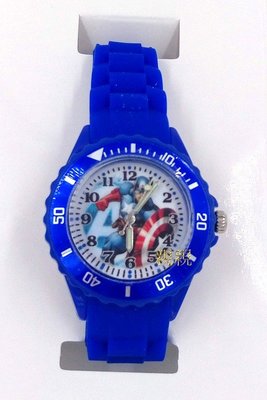【可愛兒童男生卡通大手錶】迪士尼美國超人復仇者聯盟．日本機心㊣版。台灣製造