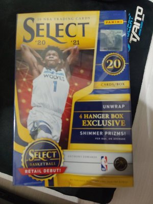 2020-21 Panini Select Basketball hanger 籃球卡卡盒 box　抽lamelo 比ebay還便宜