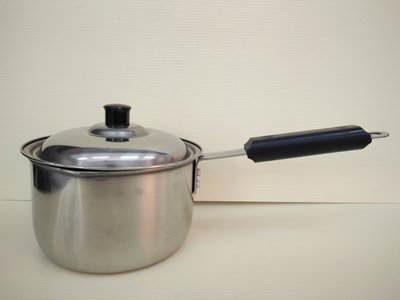 304(18-8)不鏽鋼牛奶鍋14CM(附蓋)