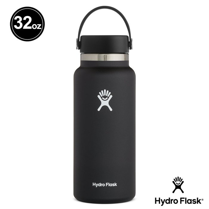 美國Hydro Flask 寬口32oz / 946ml 真空保溫鋼瓶多種顏色選擇- Mson Sport
