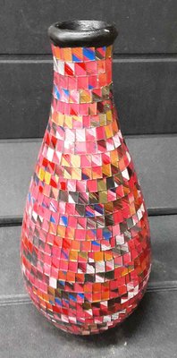 Alula Vase(S) (GC-179-S)玻璃花瓶 馬賽克花瓶 手工創意 落地花瓶花器 陶器擺件