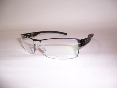 光寶眼鏡城(台南) ic berlin,最舒適人體工學薄鋼眼鏡*專利無螺絲*nufenen medium black
