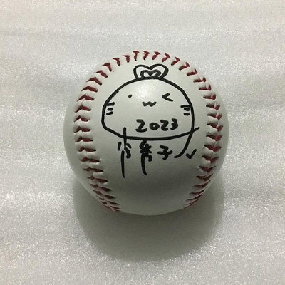 CPBL富邦悍將 啦啦隊女孩『秀秀子』親筆簽名球 一般空白簽名棒球。中華隊加油.1