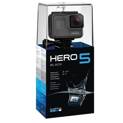 現貨 美國 GOPRO HERO 5 Black 黑色旗艦組 4K 極限運動攝影機 中文聲控 空拍機。