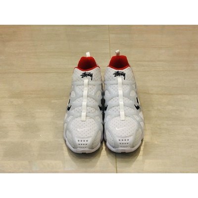 【正品】Nike Air Zoom Spiridon x Stussy 白紅 CJ9918-100潮鞋