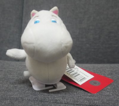 正版﹝授權﹞※MOOMIN 嚕嚕米※超可愛【小隻嚕嚕米站姿造型】發條絨毛布偶/走路娃娃