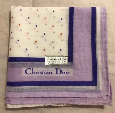 日本手帕   擦手巾.  Christian Dior no.128-7 42cm
