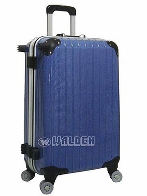 《 補貨中缺貨葳爾登》NINO1881硬殼27吋摔不破頂級硬殼旅行箱8輪360度行李箱登機箱27吋2568藍色鏡面