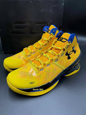 UA Curry 2 Retro Bang Bang 3026281-700 黃黑 籃球鞋 US10.5
