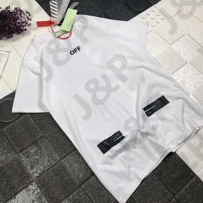 OFF-WHITE 19SS 經典爆裂條紋 短袖T恤 情侶款