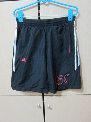 衣市藍~adidas climalite 青少年版運動短褲 (L~13-14Y~黑~) (220913)