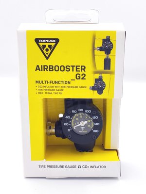 【單車元素】TOPEAK AIRBOOSTER G2 帶胎壓錶 CO2打氣筒