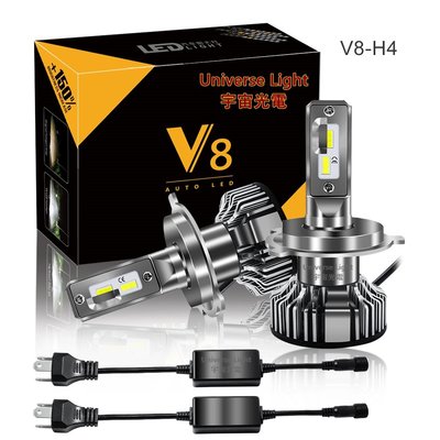 V8 8000LM LED 大燈 FORCE CUXI H4 H7 H8 H10 H11 H16 9005 9006