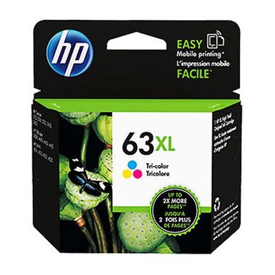 HP 原廠彩色高容量墨水匣 F6U63AA 63XL號 適用 DJ 3630/2180/1110/OJ 5220