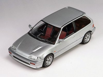 【秉田屋】現貨 Triple9 Honda 本田 Civic EF-3 Si 1987 四代 三門 喜美 銀 1/18