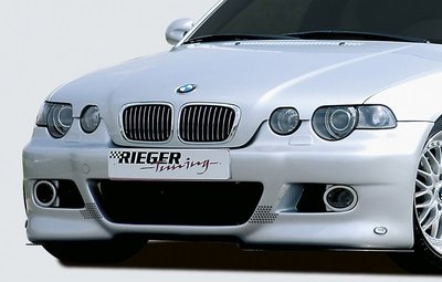 【樂駒】RIEGER BMW 3series E46 front bumper 前保桿 保桿 外觀 空力 套件