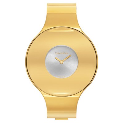 瑞士製 CK Calvin Klein 38折!金色未來風現代極簡時尚手環手錶女錶K8C2S516, K8C2M516