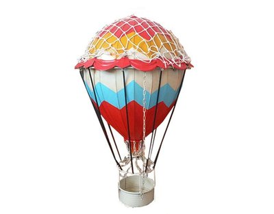 復古歐式超大型熱氣球模型吊飾擺飾/裝飾/收藏/店面/門市/民宿　(暖暖屋傢俱傢飾)