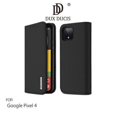 【愛瘋潮】免運 DUX DUCIS Google Pixel 4 WISH 真皮皮套 掀蓋 鏡頭保護 支架