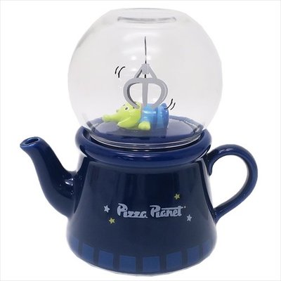 迪士尼Disney《現貨》三眼怪 雪花球 立體陶瓷茶壺杯組~日本正品~心心小舖