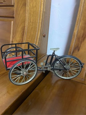阿公的舊情人 早期 金屬 鐵製 模型 手推車 早期腳踏車 老鐵馬 手工打造