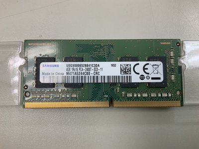 三星Samsung DDR4 4G『1RX16 PC4-2400T』二手良品