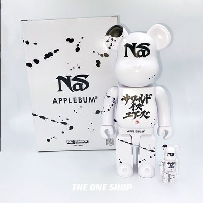 BE@RBRICK × NAS × APPLEBUM 100％ & 400％ www.krzysztofbialy.com