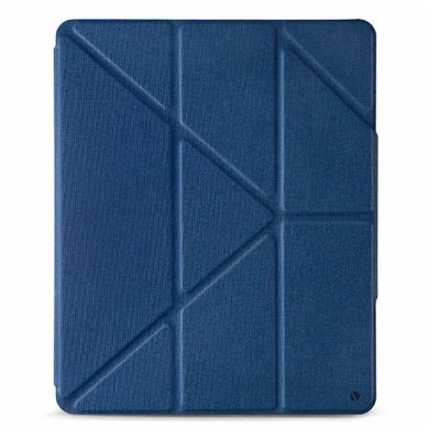 【高雄MIKO米可手機館】JTLEGEND iPad Pro Amos 12.9吋 多角度折疊布紋皮套(含筆槽+磁扣)