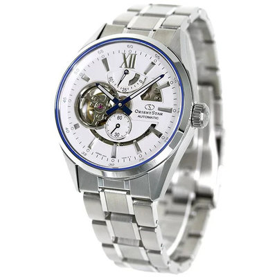 預購 ORIENT STAR RK-AV0113S 東方錶 41mm 機械錶 白色面盤 鋼錶帶 男錶女錶