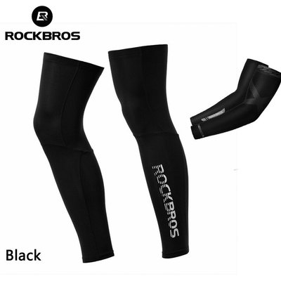 Rckbrs 騎行袖和腿護膝萊卡和冰戶外運動護腿-星紀