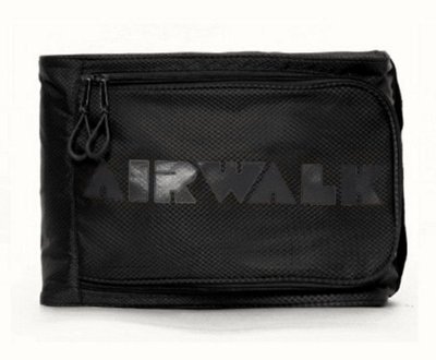 ✩Pair✩ AIR WALK 鞋袋 A531300120 雙拉鍊設計 兩側透氣網 透氣性 內側有內袋設計 方便好用 全黑
