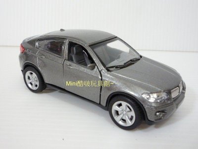 Mini酷啵玩具館~仿真BMW X6外型 合金模型車-迴力車~