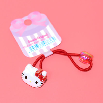 Hello Kitty 蘋果 髮圈 髮束 日本正版
