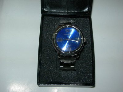 圓夢小舖 全新伸藍時尚紀念手錶 QUARTZ 電子錶