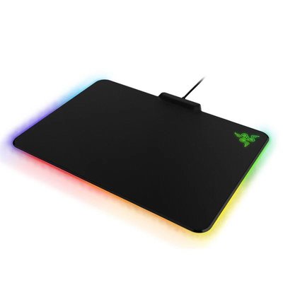 Razer雷Firefly烈焰神蟲V2織物版RGB幻彩發光USB遊戲電腦滑鼠墊極巧-好物優選