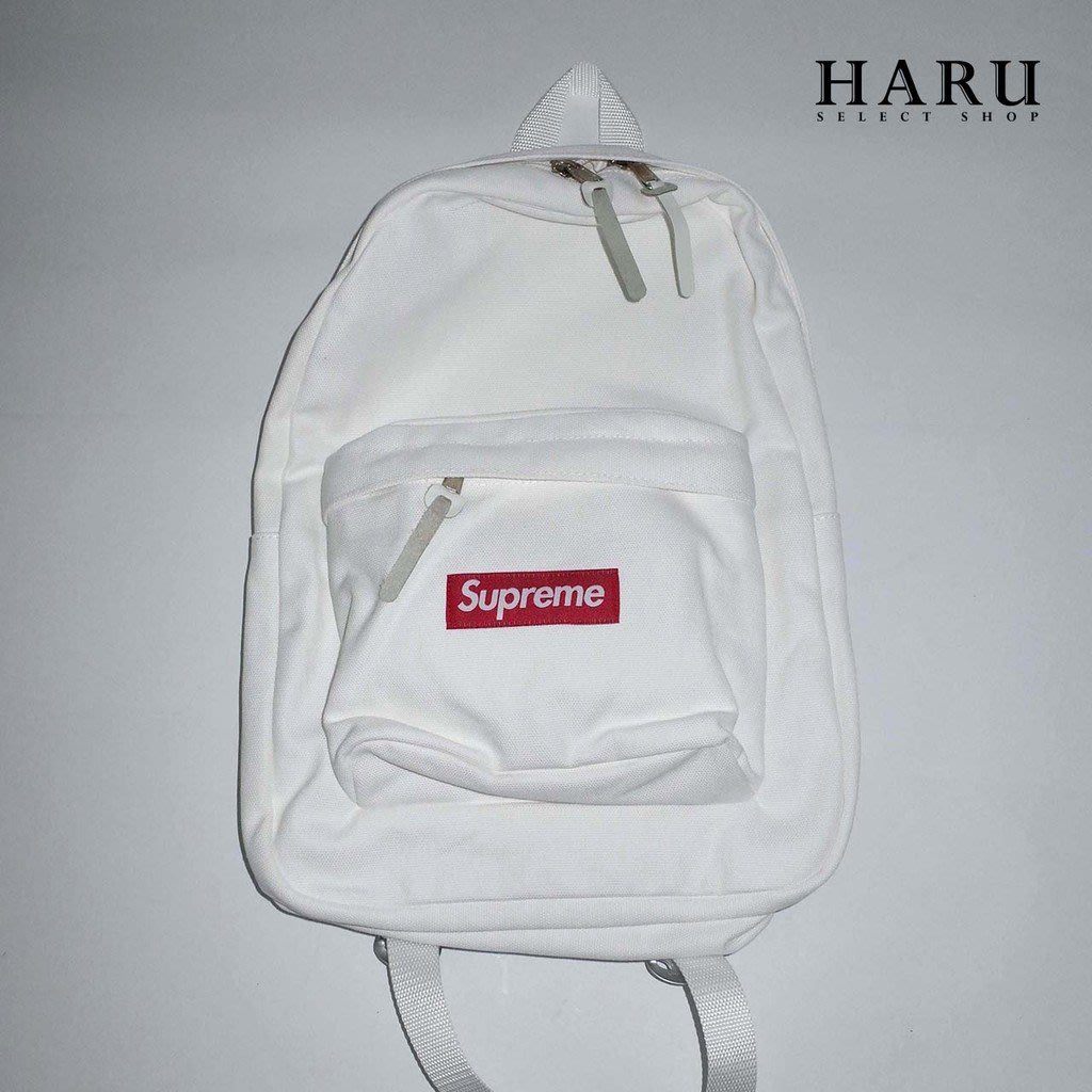 SUPREME 20AW CANVAS BACKPACK 20L 白/黑18oz 厚磅帆布後背包| Yahoo