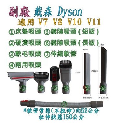 【副廠】戴森 dyson V7 V8 V10 V11 Digital Slim SV18 狹縫吸頭 吸塵器配件