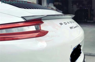 2016-2018款保時捷911 991.2改裝碳纖維尾翼壓尾翼定風尾翼免打孔 Supar.Car /請議價