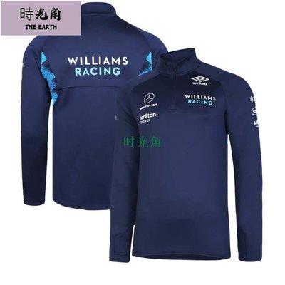 2023 年最新 F1 賽車球衣 + Williams Racing 2023 Team Polo 衫 + 中性夏季長袖【時光角】