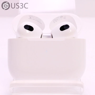 【US3C-台中店】台灣公司貨 Apple AirPods 3 無線藍牙耳機 H1耳機晶片 充電盒支援MagSafe 力度感測 原廠保固至2023年04月17日