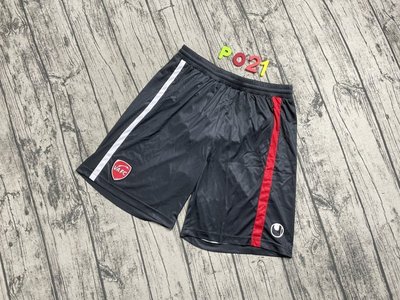 冷門足球UHL記法國瓦朗謝納隊足球短褲內網雙層運動短褲熱銷 促銷