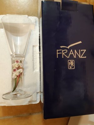 法藍瓷/FRANZ/玻璃酒杯/蝴蝶蘭