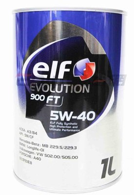 【易油網】【缺貨】ELF 5W40 EVOLUTION 900 FT 5W-40日本鐵罐 全合成機油
