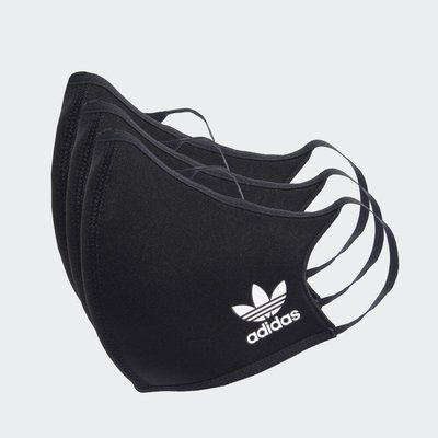 ☆現貨屋☆ Adidas 運動口罩 TX055 HC4703 黑 O 三入 黑色 非醫療用 可水洗可重複使用