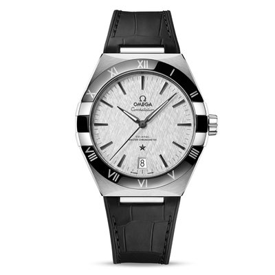 【玩錶交流】全新品 OMEGA 星座系列 黑色陶瓷錶框 白色面盤 41mm 8900同軸擒縱13133412106001