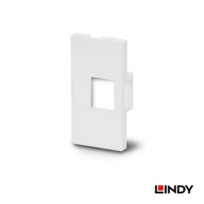 LINDY 林帝 60551 - LINDY 1 PORT模組/模塊KEYSTONE連接面板*4PCS,白色