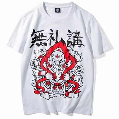 日本原宿風格短袖T恤