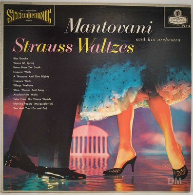 黑膠唱片 Mantovani And His Orchestra - Strauss Waltzes
