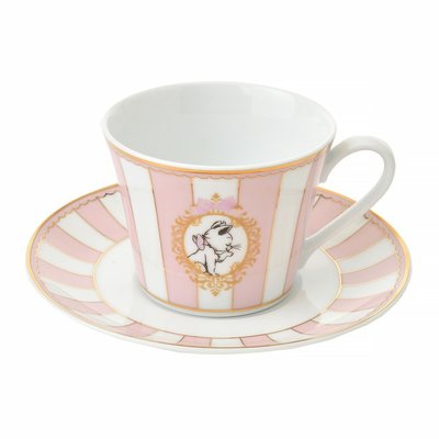*B Little World * [現貨] 東京迪士尼專賣店限定/Noritake 瑪莉貓咖啡杯盤組/貓兒歷險記